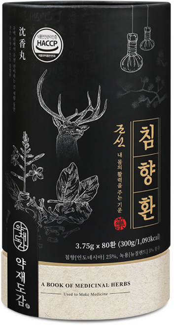 약재도감 조선 침향환 공진단 상자 + 쇼핑백, 1개, 300g
