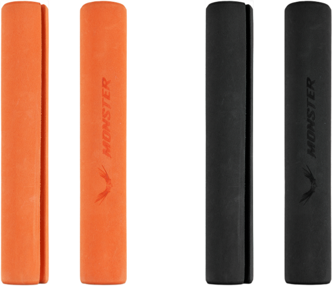 몬스터코리아 EVA낚시대 보조 그립 선상용 낚시대 보호, 2개, 주황색