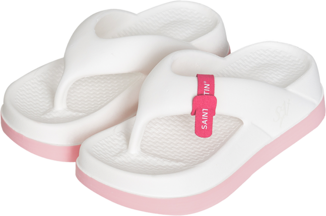 버블 플랫폼 6cm 통굽 배색 쪼리 플립플랍 3color