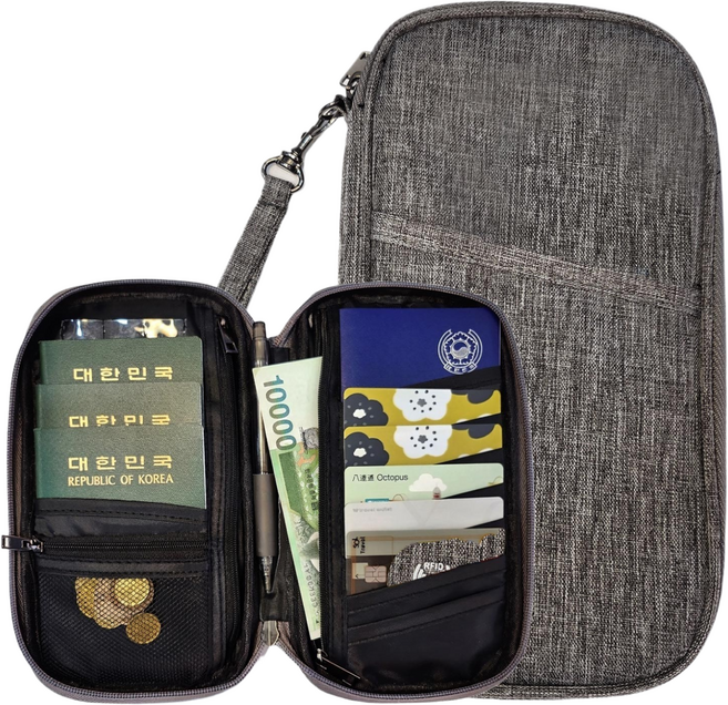 나나팝픽 RFID차단 올인원 패밀리 여권지갑