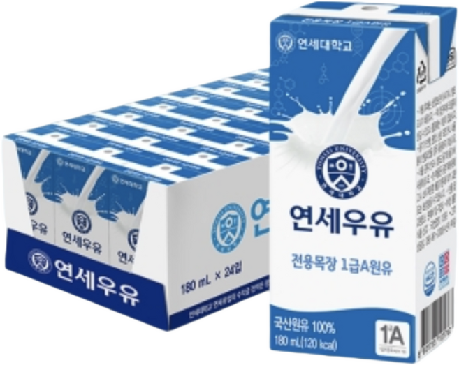 연세대학교 연세우유, 180ml, 47개