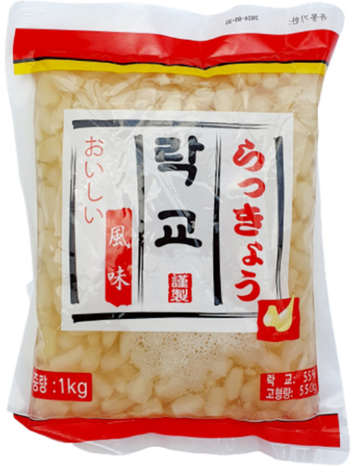 토호식품 락교 파우치, 1kg, 2개
