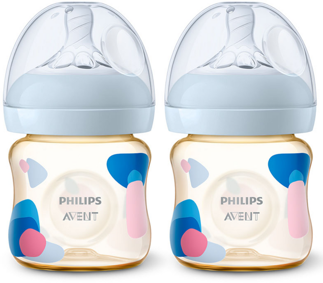 필립스아벤트 내추럴 PPSU 젖병, 엠버골드, 125ml, 2개
