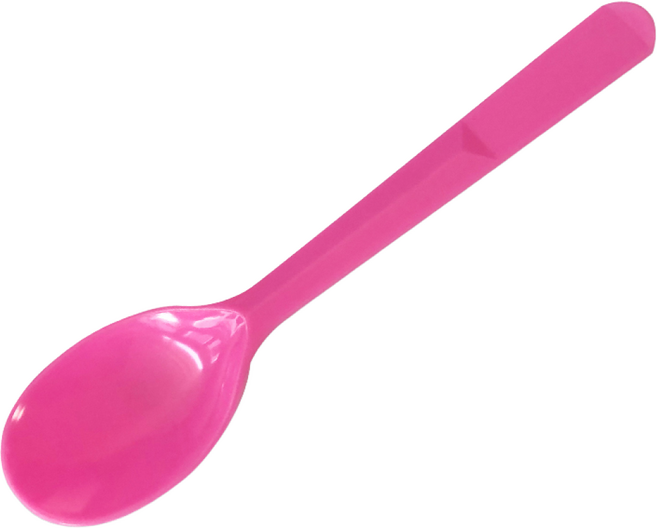 12cm 일회용숟가락 아이스크림스푼 요거트스푼 벌크포장 핑크(대) 1봉 500개입, 1개