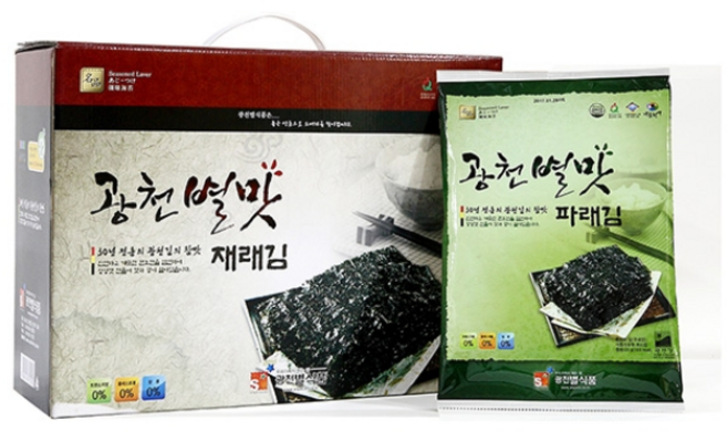광천김 파래 전장김 20봉 /파래김, 20개