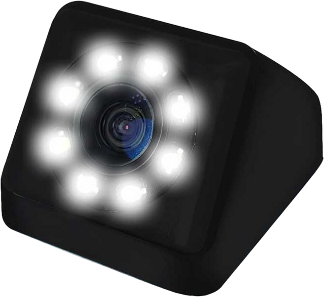 아이소라 58만화소 LED 후방카메라 역광보정 네비호환, M1-008-LS/블랙