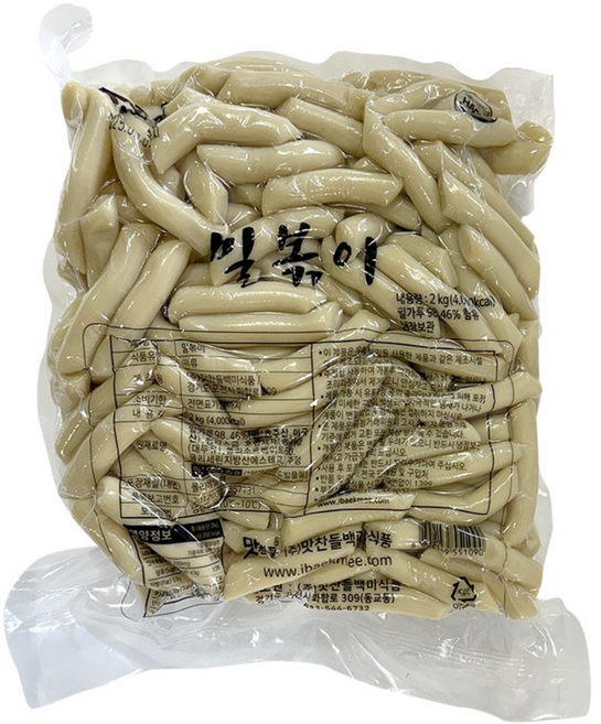 맛찬들 밀볶이 떡볶이떡 2kg 냉장, 1개
