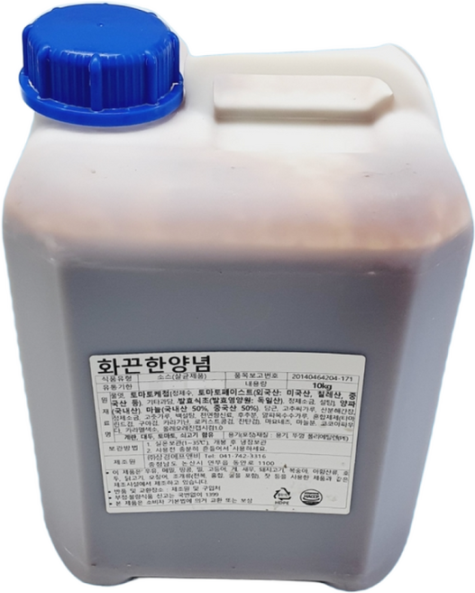 상경식품 매운 치킨소스 화끈한양념 10KG, 1개