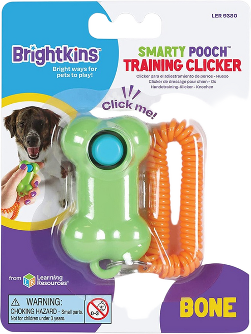펫츠가베 브라이트킨즈 뼈다귀 클리커 강아지용품 LER9380, 단일, 1개