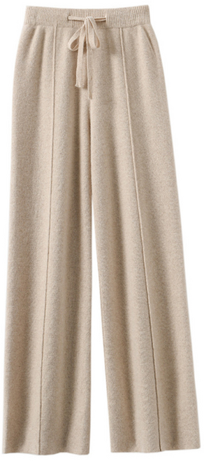 소일레 여성 부드러운 니트 하이웨스트 팬츠 3color