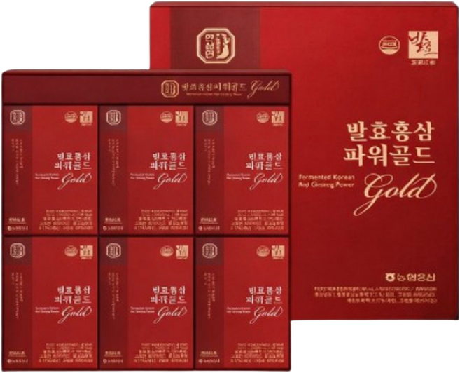 [한삼인] 발효홍삼파워골드 50ml x 60포+사은품(발효 홍삼캔디 24개 증정), 60개