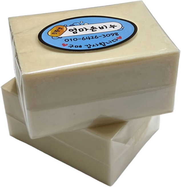 60일건조 냄새없는 폐식용유 친환경 천연비누 재활용 천연세탁 수제빨래비누 1개240g이상, 2개, 240g