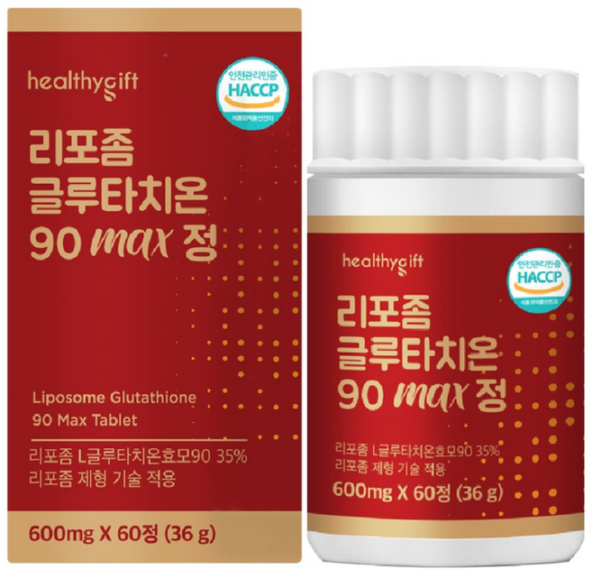 [런칭특가] 리포좀 글루타치온 정 식약처 HACCP 인증, 1개, 60정