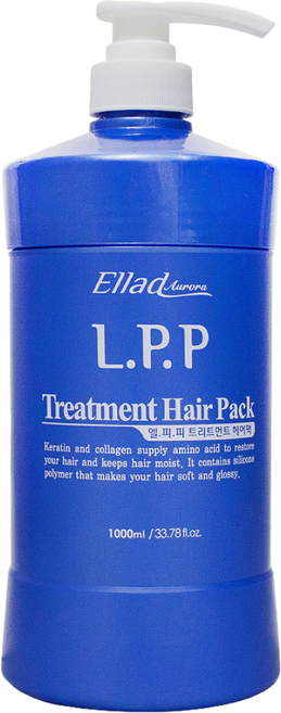 엘라드 오로라 LPP 트리트먼트 헤어팩, 1L, 1개