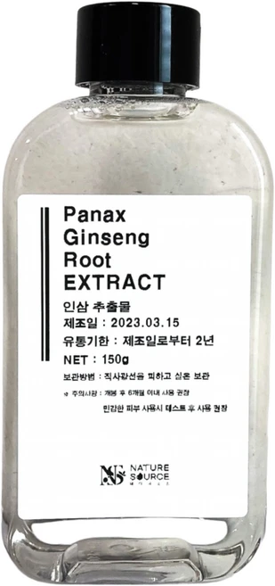 네이처소스 무방부제 인삼 추출물 원액, 150g, 1개 - 쿠팡