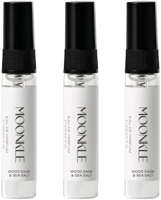 뭉클 우드 세이지 앤 씨솔트 니치향수 미니어처, 5ml, 3개 - 쿠팡