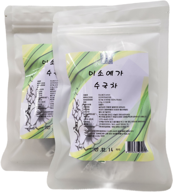 미소예가 수국차 티백 수국잎차100%, 1개, 10개입, 300mg