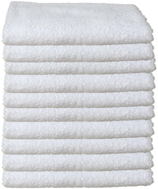 업소용타올 10장 30수 세면타올 기본수건 회수건 흰타올, 10개