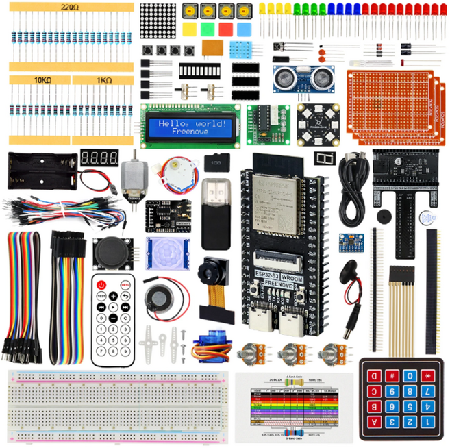 ESP32-S3-WROOM 아두이노 코딩 교육용 스타터 키트, 패키지2, 1개