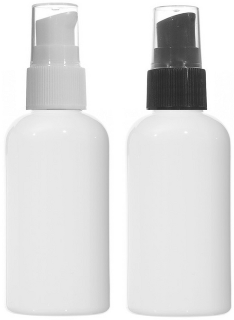 [묶음 1-50개] 에센스 펌프용기 50ml~100ml 허브스프레이공병, 10개, 50ml 백색용기(타원형) 흰색캡