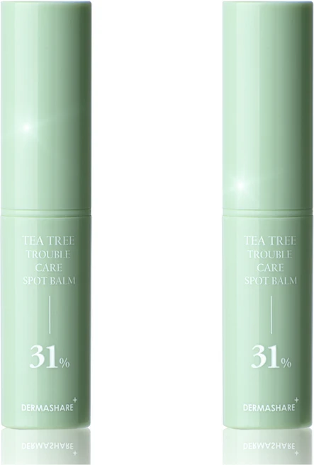 더마쉐어 티트리 트러블 케어 스팟 밤, 3.5g, 2개 - 쿠팡