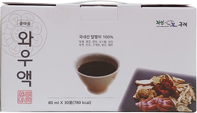 쿱마을사람들 와우액 달팽이즙 엑기스 30포, 80ml, 30개