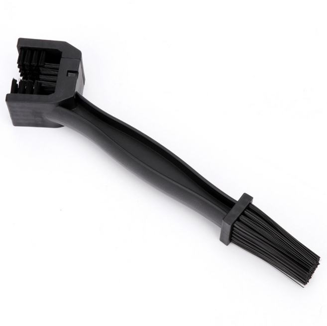 어바웃모토 오토바이 체인청소 브러쉬 자전거 체인 세척 솔 블랙, 1개