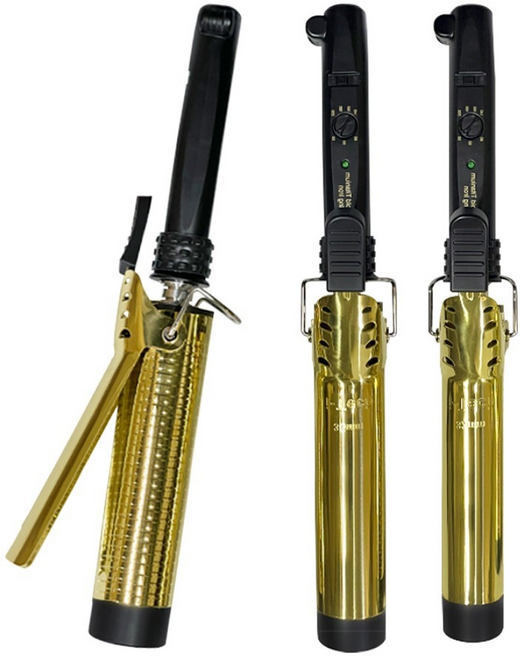 루시피 골드티타늄 컬링 아이롱 봉 고데기 32mm 36mm 40mm