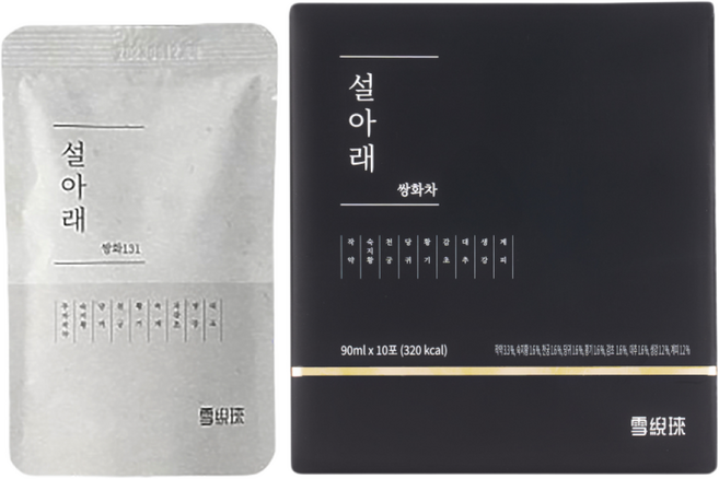 설아래 정읍 쌍화차, 1박스, 10개입, 설아래 쌍화차