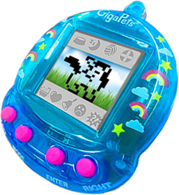 나만의 가상 반려동물 키우기 다마고치 장난감 선물, 유니콘, 1개