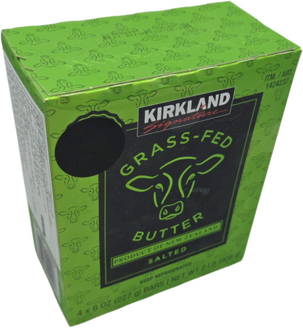 <식자재랜드>코스트코 커클랜드 시그니춰 목초사육가염버터 227g 자연버터 라꽁비에트, 22.7g, 4개