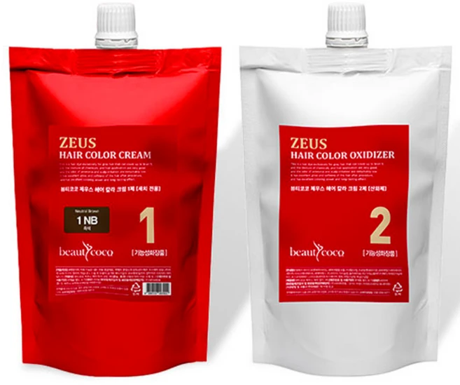 뷰티코코 제우스 헤어 칼라크림 400g 염색약, 골드브라운9GB, 1개 - 쿠팡