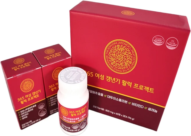365 여성 갱년기 활력 프로젝트, 2개, 60정 - 쿠팡