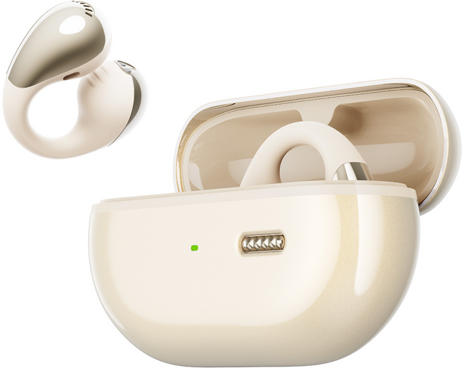 사운드피츠 CC 펄클립 Pro 오픈타입 이어클립형 무선 블루투스 이어폰 CC Pearlclip Pro, Beige