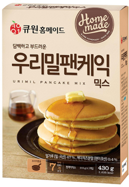 큐원 우리밀 팬케익믹스, 430g, 2개