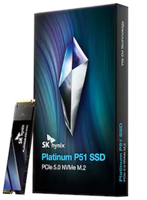 SK하이닉스 PLATINUM P51 PCIE5.0 NVME 2280 M.2 SSD (2TB) 정품