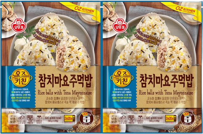 오뚜기 오즈키친 참치마요주먹밥 500g 2개