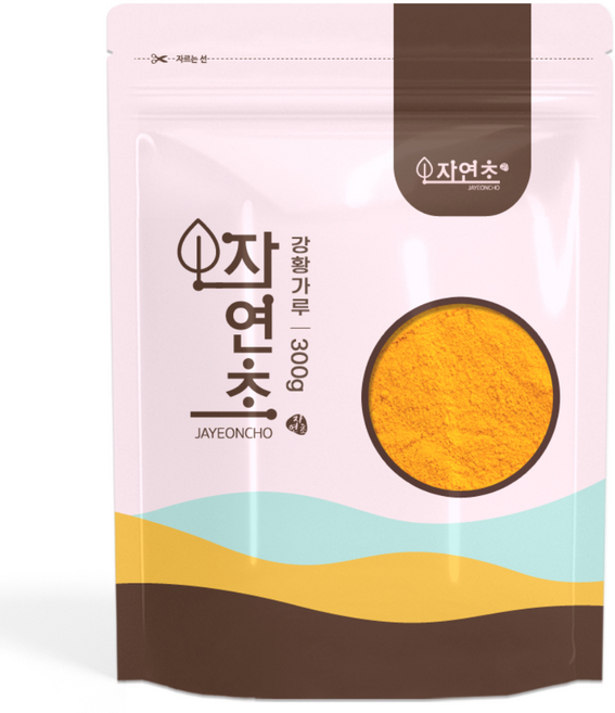 자연초 강황가루 강황분말 인도산, 300g, 1개