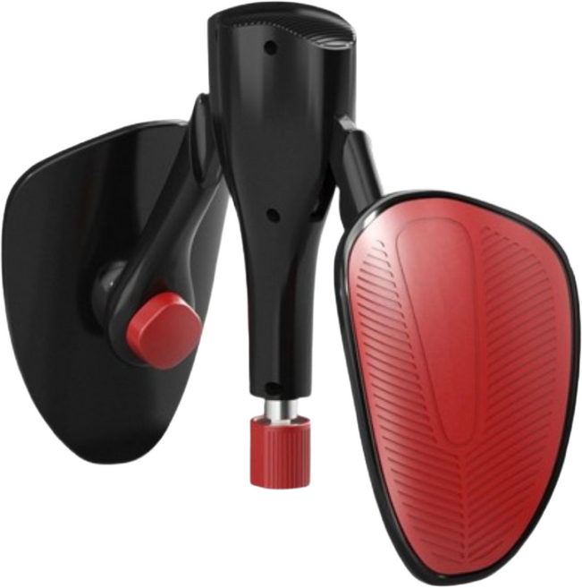 BALIV 케겔 허벅지 운동기구, 1개, 블랙레드