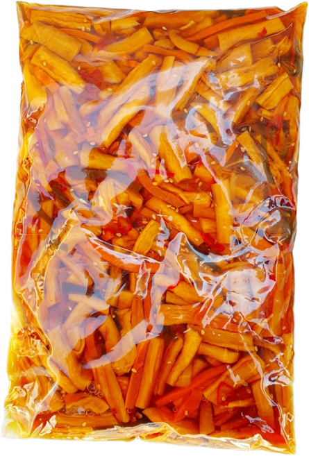 새마원 하리하리쯔케 일본 단무지 야채절임 무말랭이야채무침, 4개, 1kg