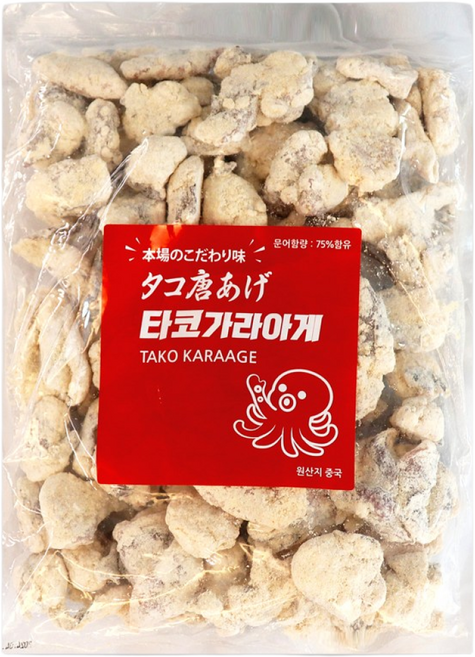 오지상구루메 문어가라아게 1kg 문어튀김 맥주안주, 1개