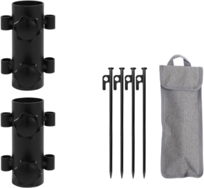 멜팅마켓 타프 고정 폴대 지킴이, 1세트