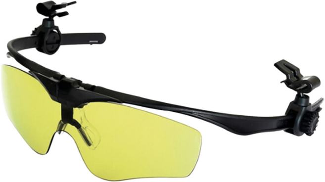 오토스 보안경 A 645XY 10개입 클립타입 안전모 장착형, 10개