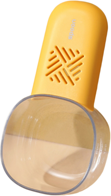 파스텔펫 반려동물 계량스푼 사료스쿱, 옐로우, 1개