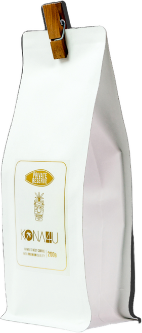 코나포유 디카페인 하와이 코나커피 코나원두100% 커피 프라이빗 리저브 미디엄로스트 원두, 1개, 200g, 홀빈(분쇄안함)