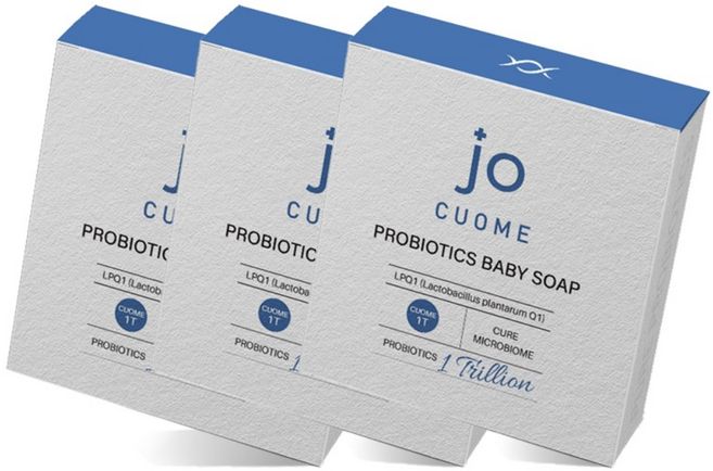 큐옴 유산균 아기비누 100g 유아용 아기용, 3개