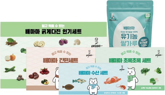 배마마 굵게다진 1개월 세트, 90g, 1개