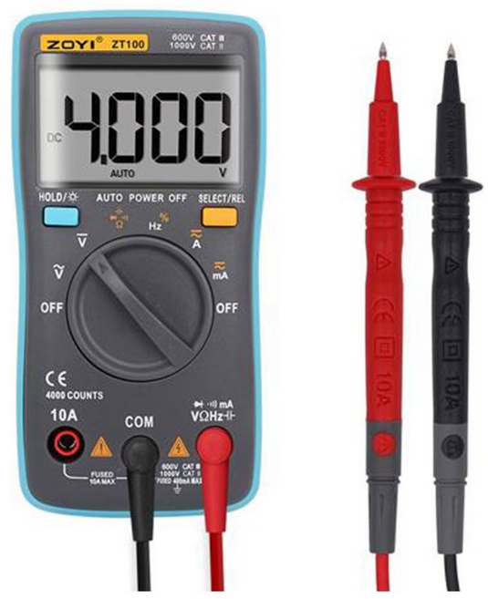 야토 전문가용 멀티테스터기 ZT100, 1개