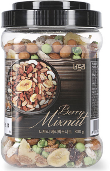 Nutree 綜合風味堅果零食組, 800g, 1罐