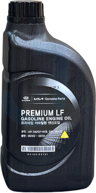 현대모비스 프리미엄 저마찰형 엔진오일 1L, 1개, 5w20, 1000ml